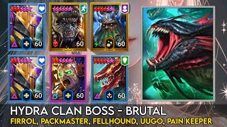 Hydra Brutal  Packmaster Fellhound Painkeeper Uugo Firrol  Raid Shadow Legends Guide [upl. by Cranford]