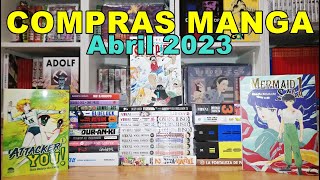 COMPRAS MANGA 20 TOMOS Abril 2023 ★ Mustangcillo [upl. by Pickar8]