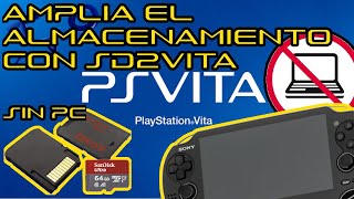 🛠️🎮 Tutorial PSVITA Amplia el Almacenamiento con SD2Vita SIN PC Fácil 2024 🛠️🎮 [upl. by Maurita]