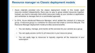 Azure Services  Subscriptions and deployment models [upl. by Kyne]