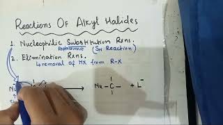 Reactions of Alkyl Halides  Nucleophilic Substitution Reactions 2nd year Chemistry PART2 [upl. by Adehsor]