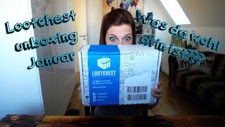 Lootchest unboxing  Diesen Monat bi es endlich Februar 2016 [upl. by Annoyi]