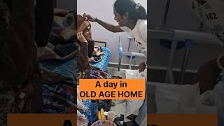 Birthday celebration in OLD AGE HOME shorts sharartishivani youtubeshorts oldagehome like vlog [upl. by Seravart]