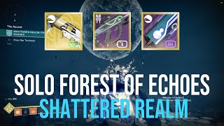 Solo Flawless Shattered Realm  Forest of Echoes Destiny 2 [upl. by Byrom78]