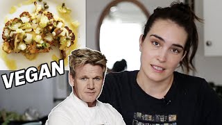 I Tried Gordon Ramsays Viral Cauliflower Steak [upl. by Ydolem]