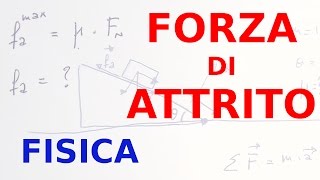 Forza dAttrito Ripetizioni di Fisica 3 [upl. by Yemac]