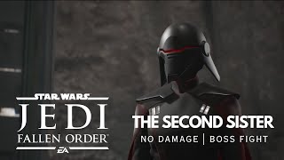 STAR WARS JEDI FALLEN ORDER  Second Sister 2nd Encounter  No Damage  Grandmaster Difficulty [upl. by Eggett]