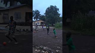 African kids playing soccer in the rain fungame kidsvideo soccer [upl. by Stalker]