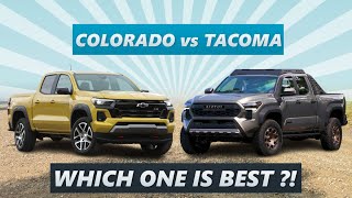 2024 Toyota Tacoma vs 2023 Chevrolet Colorado – Tacoma TRD Pro vs ZR2 [upl. by Anyak]