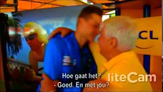 Raymond Poulidor is lovend over kleinzoon Van der Poel  Tour de France 2014 [upl. by Ver]