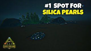 Best Place for Silica Pearls no Scuba or Tame Required  Ark Lost Island [upl. by Nahtad]