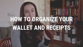 How to Organize Your Wallet amp Receipts  Kacy Paide Office Organizing Expert DCMDVA [upl. by Einnhoj]