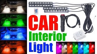 How To Install Car Interior LED Lights I Atmosphere Light  Interior Lights [upl. by Gnilrad249]