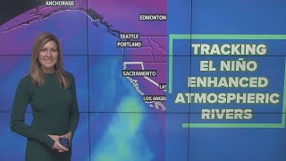 Atmospheric Rivers return as El Niño gains strength  California Water amp Weather [upl. by Zenitram376]