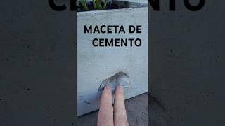 Maceta de cemento con nuevo molde maceta [upl. by Irovi102]