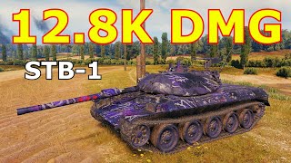 World of Tanks STB1  5 Kills 128K Damage [upl. by Alcine]