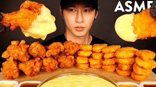 ASMR CHEESY CHICKEN WINGS amp CHICKEN NUGGETS MUKBANG No Talking EATING SOUNDS  Zach Choi ASMR [upl. by Euqinitram]