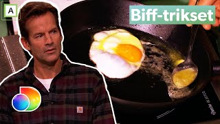 En Jon Almaasgodkjent måte å steke et perfekt egg  Praktisk info  discovery Norge [upl. by Obmar]