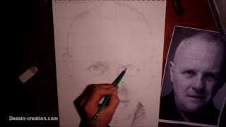 Reussir un portrait en dessin part1 [upl. by Cyndia]