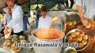 Unique Rasavala Vadapav  Baroda Street Food [upl. by Lannie]