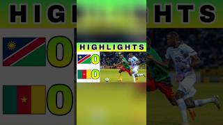 Namibia vs Cameroon  Namibia vs Kamerun  Africa Cup Of Nations Qualification [upl. by Etnomaj]