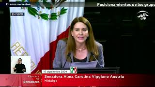 No quieren terminar con impunidad por eso reforma no toca a Fiscalía Sen Carolina Viggiano PRI [upl. by Las]