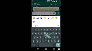 How to search Emojis in Gboard keyboard [upl. by Billat978]