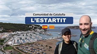 EP03  Une promenade au bord de la méditerranée à lESTARTIT playa cataluña españa [upl. by Nylrac]