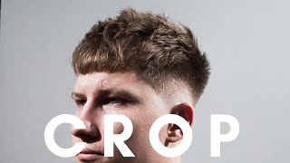 Crop Haircut Men  Мужская Стрижка Кроп [upl. by Binette]