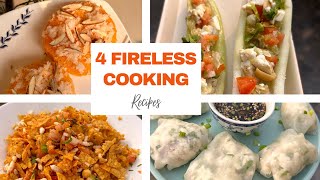 4 Fireless Cooking Recipes  No Gas No Problem अब फायरलेस कुकिंग प्रतियोगिता आसान है [upl. by Ahtabat570]