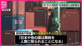 【トランプ氏政策】関税引き上げ・化石燃料推進…日本経済への影響は [upl. by Farro]