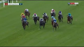 Blue Point wins the 2019 Kings Stand Stakes at Royal Ascot [upl. by Suollecram238]