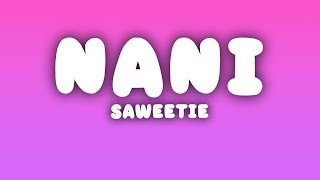 Saweetie  NANi Lyrics [upl. by Teddie]