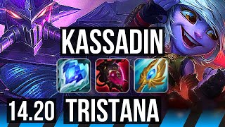 KASSADIN vs TRISTANA MID  Legendary  KR Master  1420 [upl. by Nmutua]