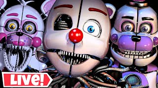 PLAYING FNAF SISTER LOCATION FOR THE FIRST TIME [upl. by Akemehc631]