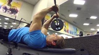 How to Perform Skull Crushers  Triceps Exercise Tutorial [upl. by Colis]