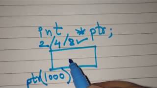 Pointers in C with memory diagram in easiest way [upl. by Mcgray]