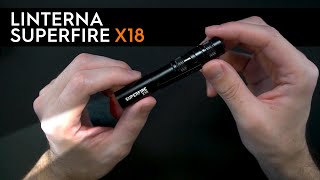 Linterna SUPERFIRE X18 [upl. by Odnomor]