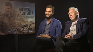 Jamie Dornan amp Richie Smyth Interview The Siege of Jadotville new to Netflix [upl. by Lu377]