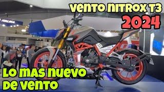 MOTOCICLETA VENTO NITROX T3 2024  Conocela en 3 minutos [upl. by Lairea449]