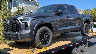 Taking Delivery of My Brand New 2022 Toyota Tundra SR5 TRD 4x4 Sport [upl. by Inna]