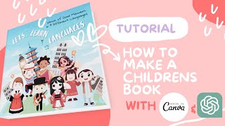 How to create a childrens book that will actually sell  For Amazon KDP  Made with Canva amp Chatgpt [upl. by Nauqan]