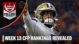 🚨 CFP RANKINGS 125 REVEALED 🚨 Washington jumps FSU to enter the TOP 4 👀  ESPN College Football [upl. by Paymar918]