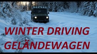 mercedes W460 om605 turbo Baldurs ECU winter driving [upl. by Knowlton]