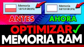 Como Optimizar Y Liberar Memoria Ram En Una PC Con Windows 10 ✅ [upl. by Rehotsirk]