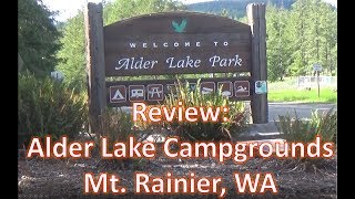 5 Minute Review of Alder lake Campground Mt Rainier WA [upl. by Haron565]