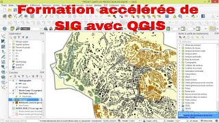 qgis  formation accélérée de sig introduction Session en ligne [upl. by Etnud]