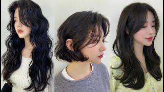 Beautiful Korean Haircut Tutorial 🔥💛 Beautiful Korean Bangs Cutting [upl. by Nois442]