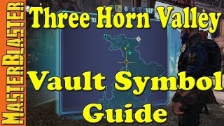 Borderlands 2 Three Horn Valley Cult Of The Vault Challenge Locations [upl. by Namqul564]