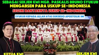 Mgr Paskalis Bruno Syukur OFM Memanggil Para Uskup Peserta Sidang KWI II Bukti Suksesio Apostolik⁉️ [upl. by Celesta]